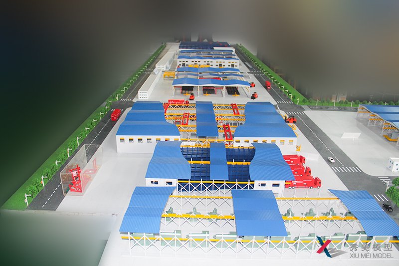 集美大學(xué)船舶建造主要工藝流程縮尺沙盤(pán)模型