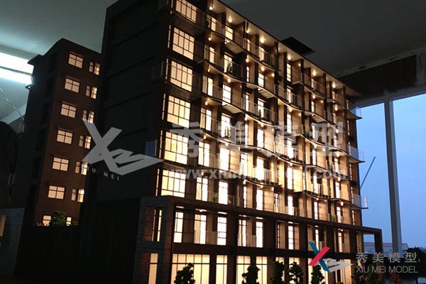 金門(mén)大樓外觀(guān)建筑模型