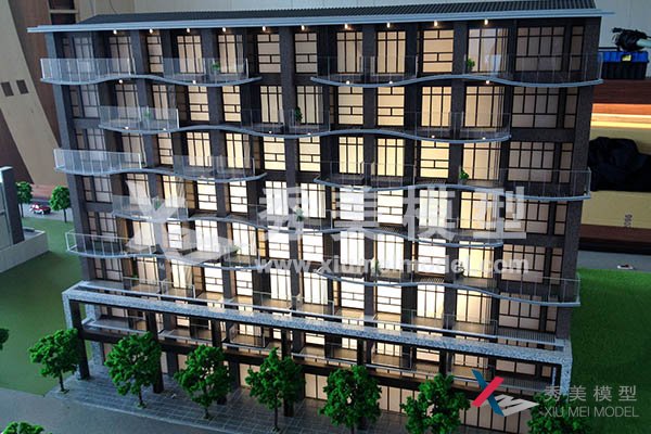 金門(mén)大樓外觀(guān)建筑模型