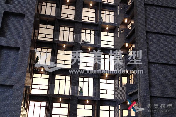 金門(mén)大樓外觀(guān)建筑模型