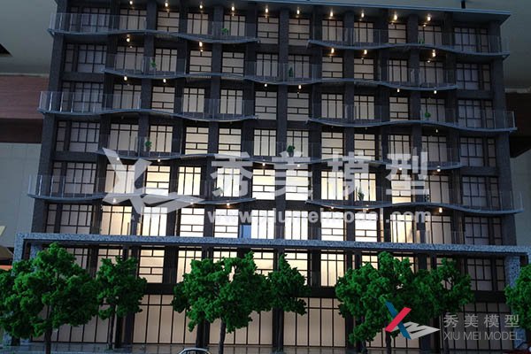 金門(mén)大樓外觀(guān)建筑模型