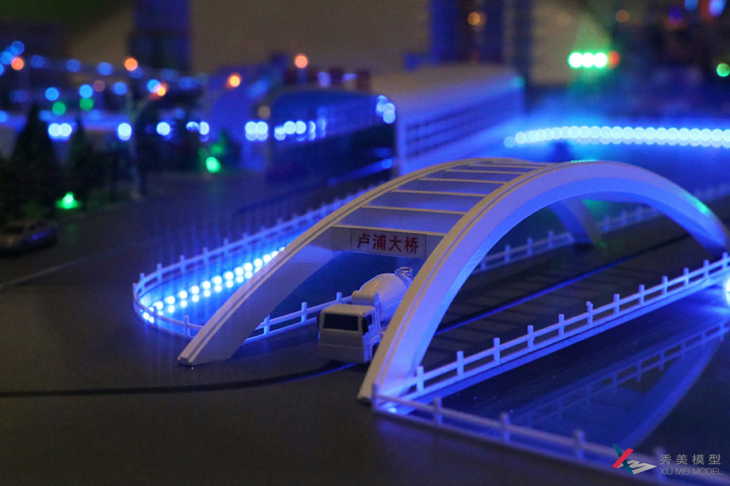 寶鋼建材機電一體化智能控制電子沙盤(pán)模型